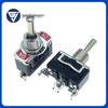 E-TEN2-6 Rocker Toggle Switch: Self-Resetting Spring-Back, Head-Shaking Lever, 2/3 Position, 6-Pin.