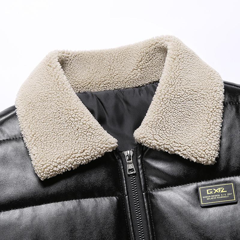 Кожаная куртка для мужчин — фото 5