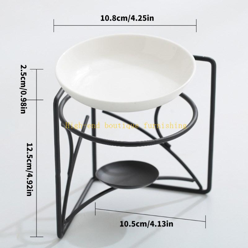  Elegant Ceramic Wax Warmer Aromatherapies Oil Diffuser Tealight Holder