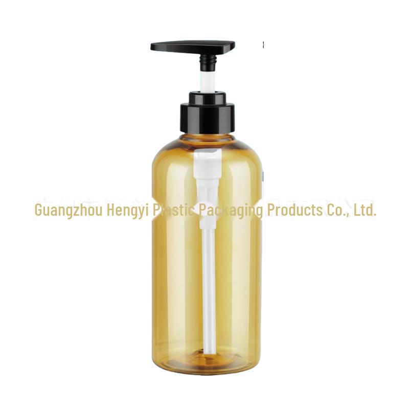 Spot Round Shoulder Thick Wall Lotion and Shampoo Bottle, 300ml/500ml Capacity, for Hotel and Shower Use.
