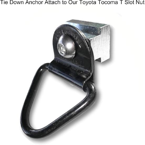 LE KAPMOZ T Slot Nuts For Toyota Tacoma Bed Rails Cleats Bed Rack Rail Accessories For Tundra Pickup Truck Deck Bike Mount W/Stainless Button Socket