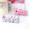 DIY Rose Heart Candle Molds 2D Love Slogan Aromath Soap Resin Mold Chocolate Cake Baking Tool Valentine's Day Decoration Gifts