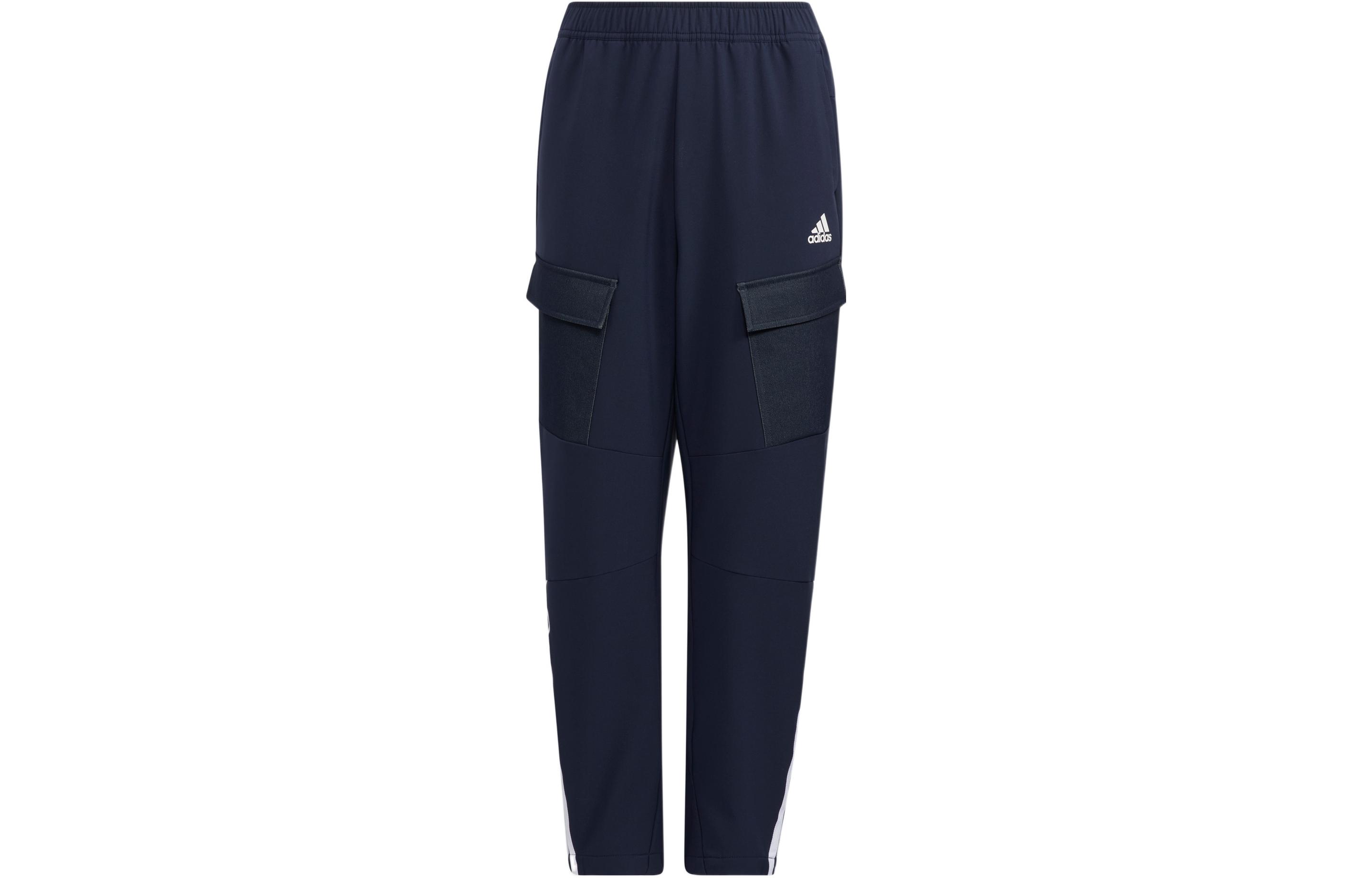 Teenagers Adidas Knitted Sweatpants Blue HM9612 164