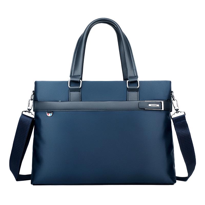 Men's Waterproof Oxford Conference Crossbody Briefcase