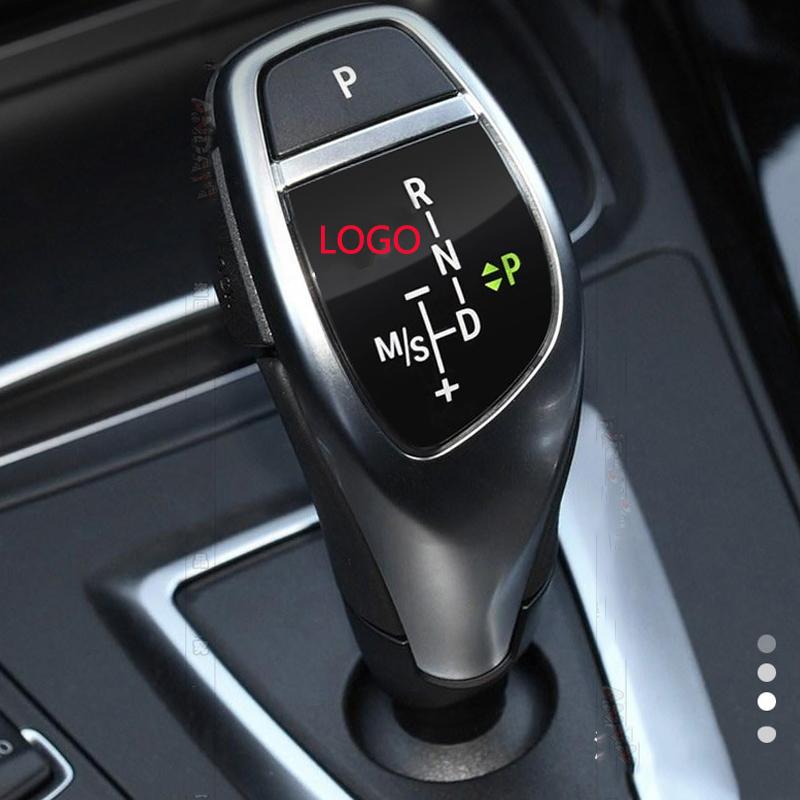 Couvercle de Panneau de Levier de Vitesse Bouton ABS pour BMW Série 1/2/3/4/5/7 (F01-F02 X1-X6 F30 F10) avec logo