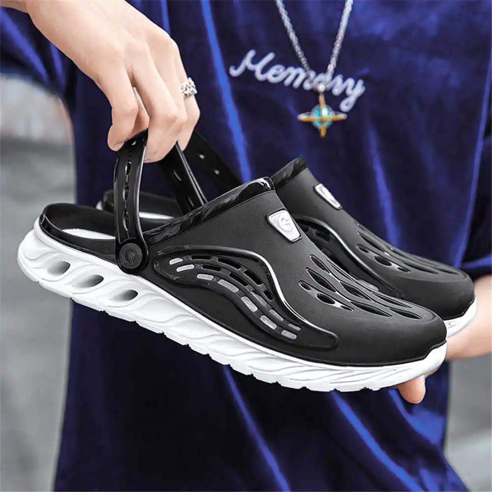 Round Tip Size 43 Sea Shoes For Man Slippers Flip Flops Man Brand Men's Sports Sandal Sneakers Sneakersy Tenya Dropshiping