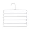 Multi-Layer Pants Rack - Space-Saving, Anti-Slip, and Adjustable Design for Organizing Clothes, Scarves, and Accessories