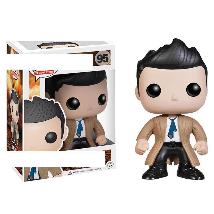 Übernatürliches PVC Sammelfiguren Set mit Tier Sam Dean Bobby für Fans und Sammler