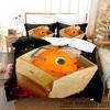 Anime Pochita Chainsaw Man Bedding Set Boys Girls Twin Queen King Size Duvet Cover Pillowcase Bed Boys Adult Home Textileextile