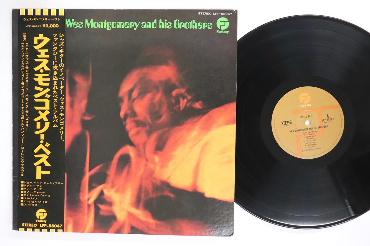 

LP Record WES MONTGOMERY Wes Best LFP88047 FANTASY 1972 Japan Obi Jazz Used