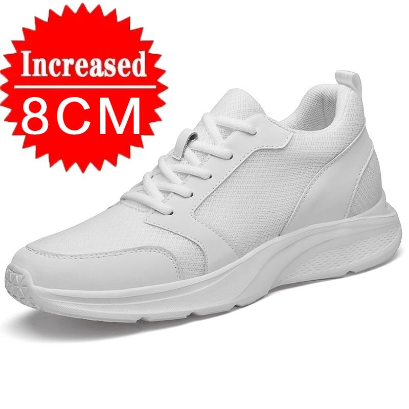 2026 Men Elevator Shoes Invisible Height Increase Sneakers Shoes for Men 4/6/8cm Casual Shoes Men's Lightweight Running Shoes