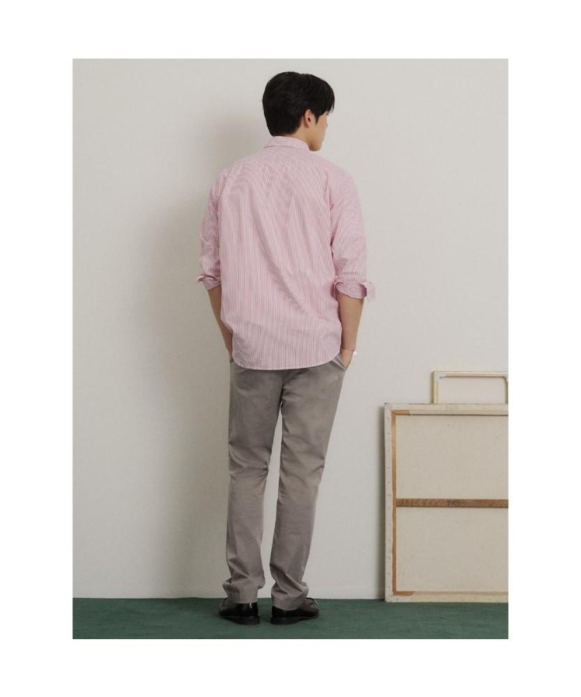 Binpolmen [Essential] Summer Standard Fit Chino Pants Khaki