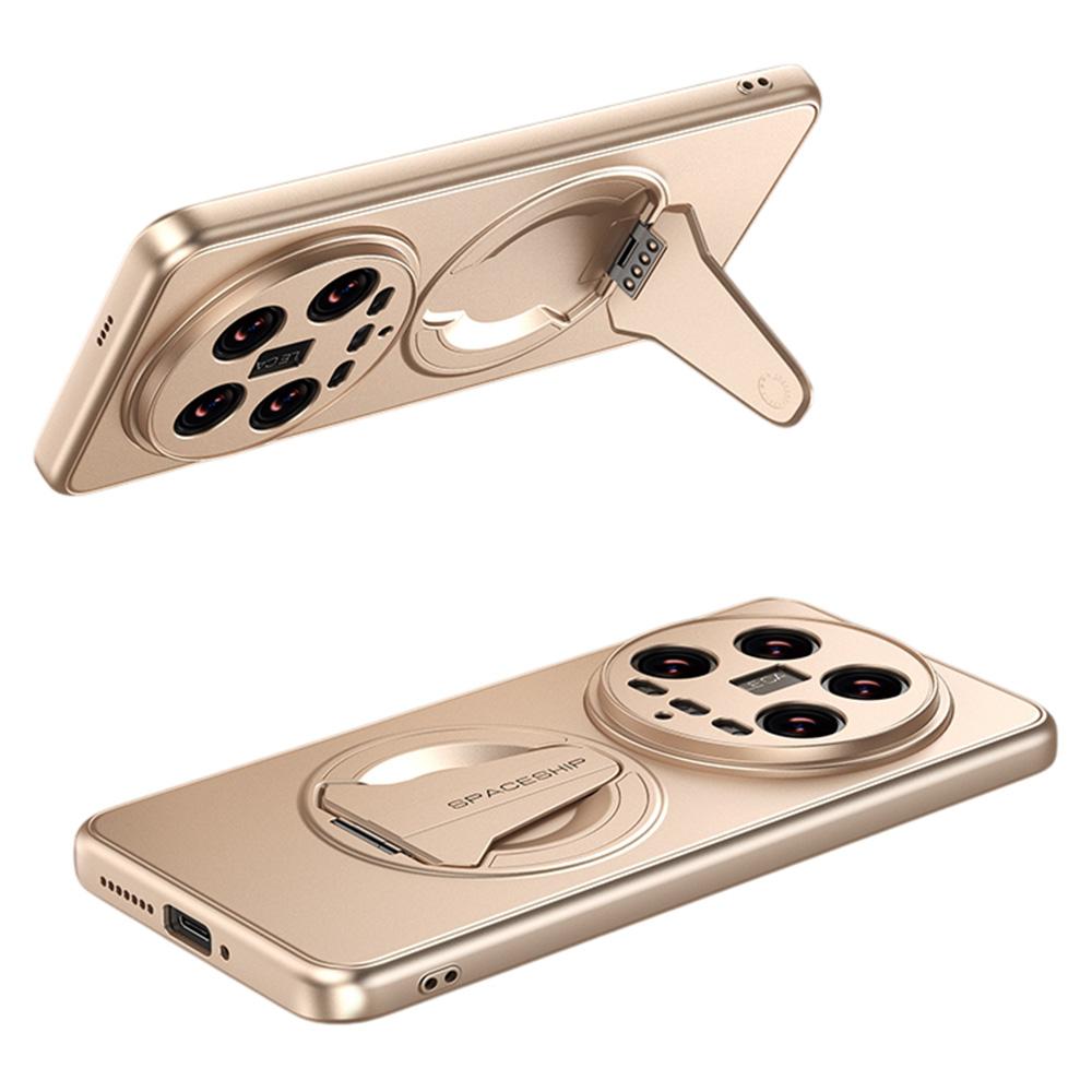 For Xiaomi 14 Ultra Case Compatible with MagSafe Hidden Kickstand Skin-Feel Matte PC TPU Phone Back Cover
