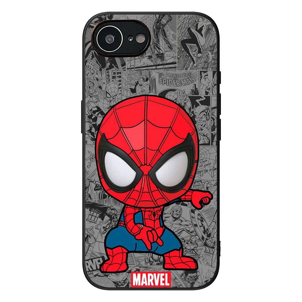 Spiderman Spider Marvel Man Phone Cover for Apple iPhone 17 16 Plus 13 12 Pro Max Mini X XR ProMax 16E 15+ 16Plus Air Case