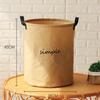 Foldable Fabric Laundry Basket Home Use Dirty Clothes Hamper Toy Storage Basket Wash Tub Bedroom Utility Storage Basket