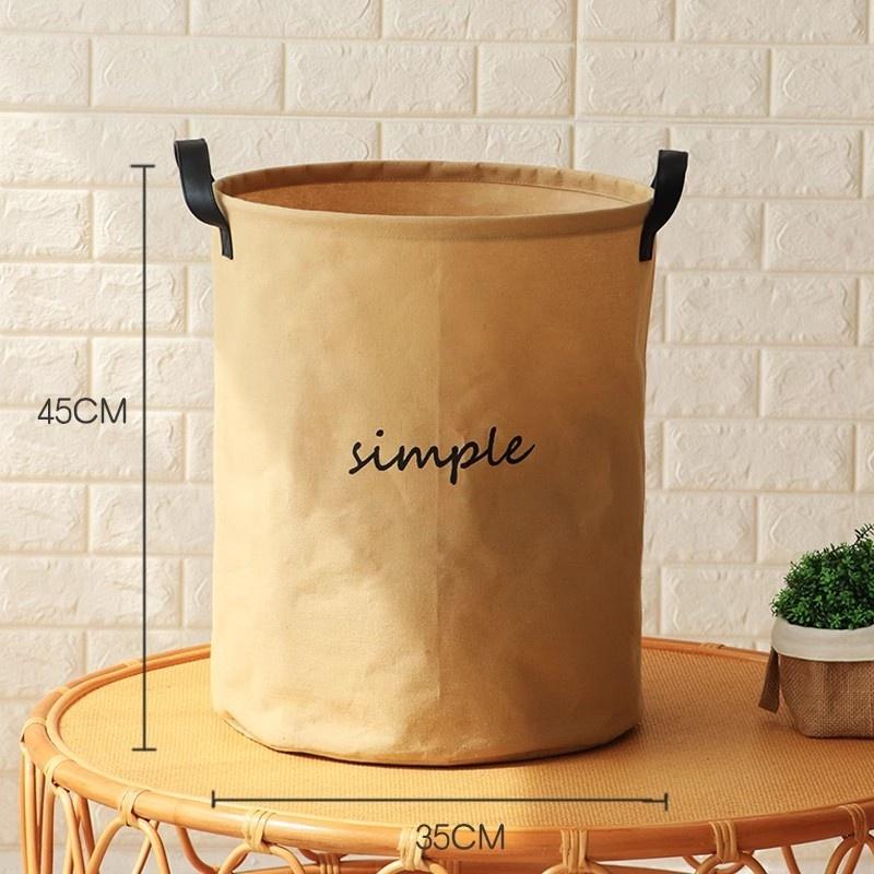 Foldable Fabric Laundry Basket Home Use Dirty Clothes Hamper Toy Storage Basket Wash Tub Bedroom Utility Storage Basket