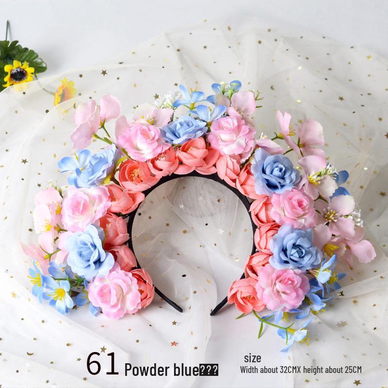 

Minnan Ancient Style Hairpin Headdress: Hanfu Hairband and Wreath Accessories for Photoshoots