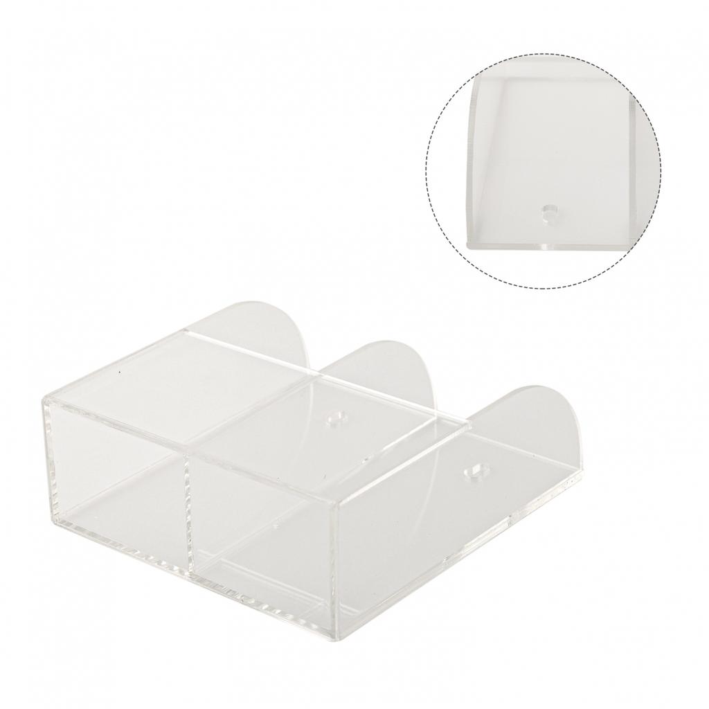 Remote Storage Box Bracket Acrylic Clear Holder Case