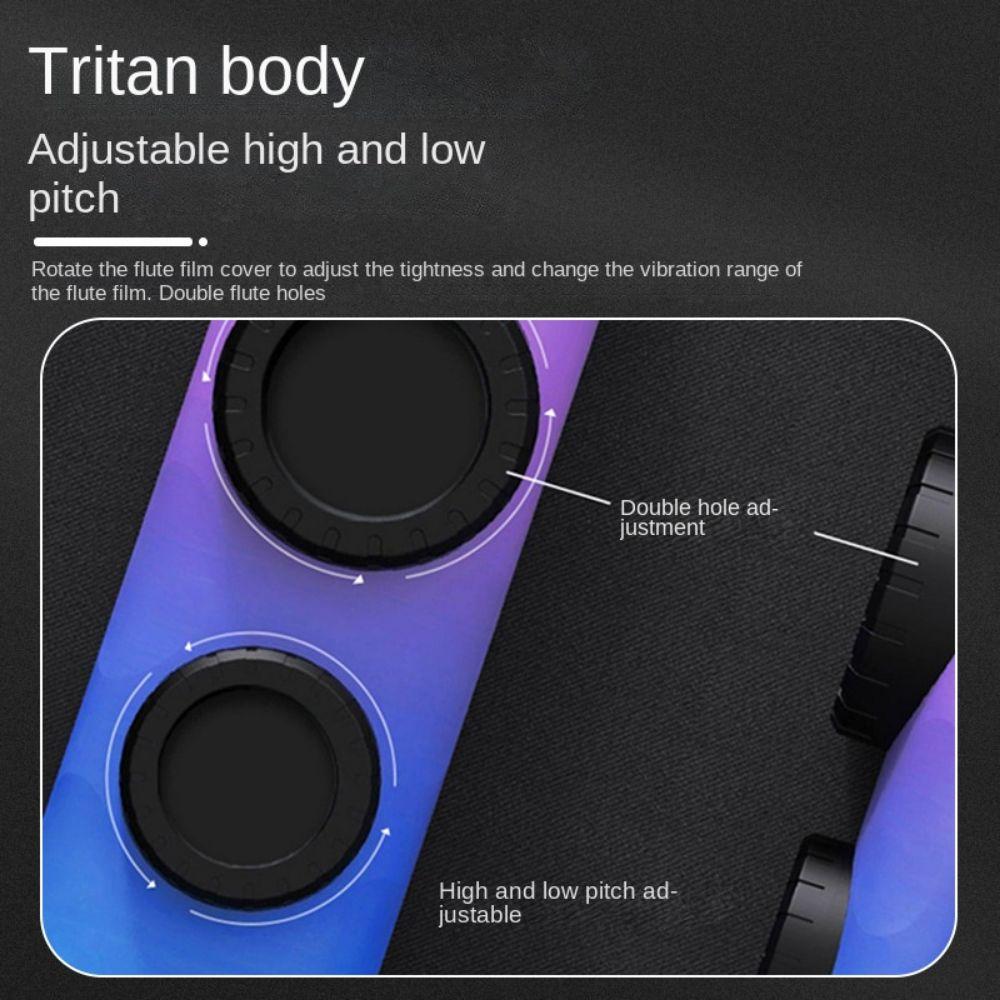 Dvouotvorový design Kazoo nástroj Snadné naučení ABS Kazoo nástroj Barevné Kazoos Pro začátečníky