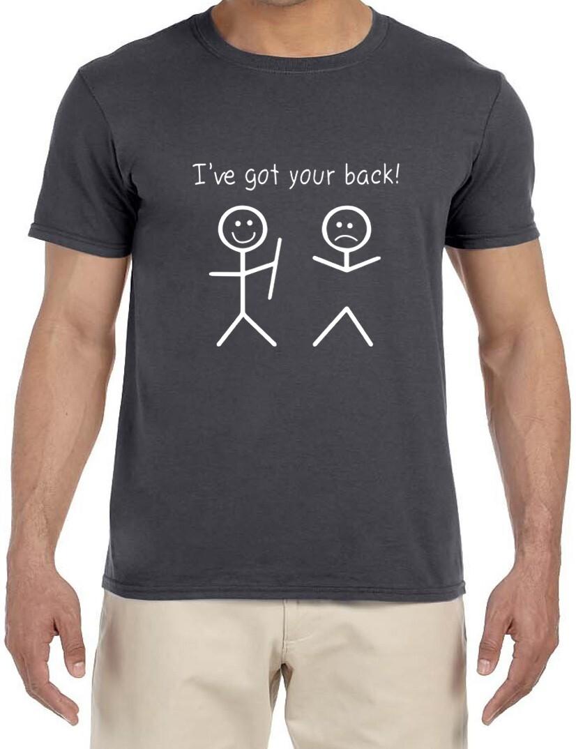 Funny T-shirt Mens Dad Gifts Husband Uncle Brother Mens Humor Stick Figure XXL
