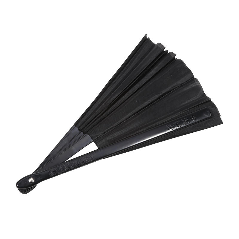 Chinese Style Folding Fan Cloth Blank Plastic Handheld Antiquity Fan Dance Taichi Morning Exercise Stage Performance Accessories