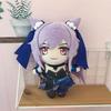 Game Genshin Impact Keqing Plush Toy 20cm Stuffed Doll Cartoon Plushie Figure Soft Bed Decorative Pillow Cosplay Kids Fans Gift