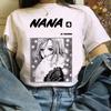 Anime Nana T Shirt for Women Japanese 2000s Style Y2k Tshirt Harajuku Fashion Casual Short Sleeve Top Kawaii Graphic T Shirts