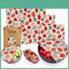 Keeping Fresh Food 3pcsset Reusable Cloth Organic Storage Natural Food Grade Beeswax Food Wrap Eco Friendly Kitchen Food Packaging Paper