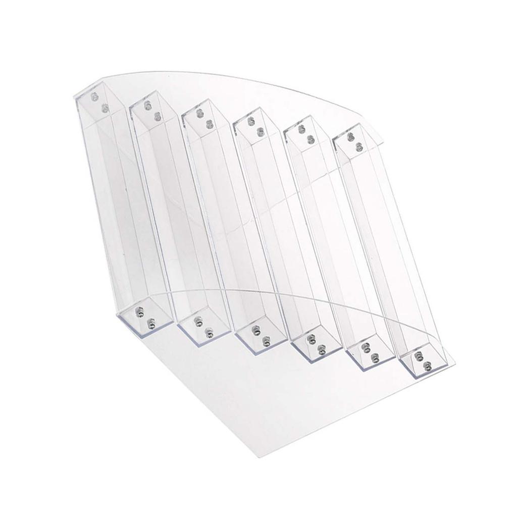 Langlebiger polnischer klarer Make-up-Ausstellungsstand-Zahnstangen-Organisator-Halter mit sechs Schichten