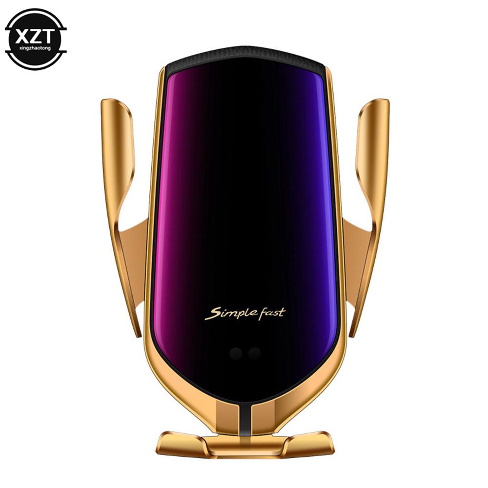 Automatická upínací infračervená automatická indukční QI bezdrátová nabíječka do auta stojan pro iPhone 11 12 13 Pro Max Samsung Galaxy S20 21 Plus