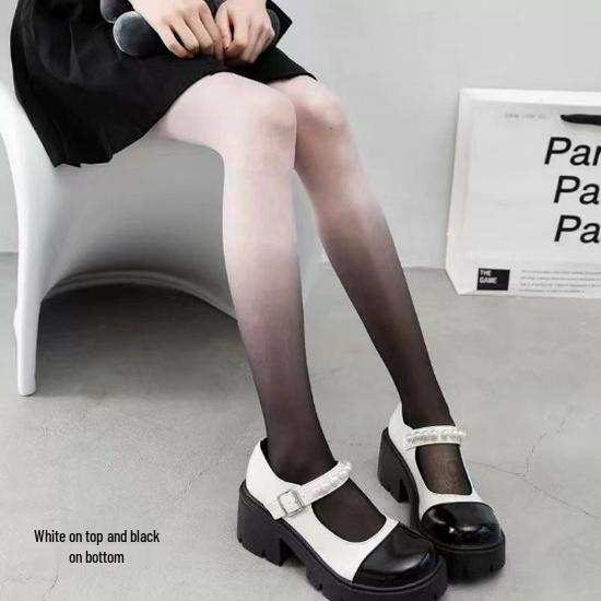 Gradient Candy Color Slimming Pantyhose - Trendy Summer Stockings for a Flattering Look