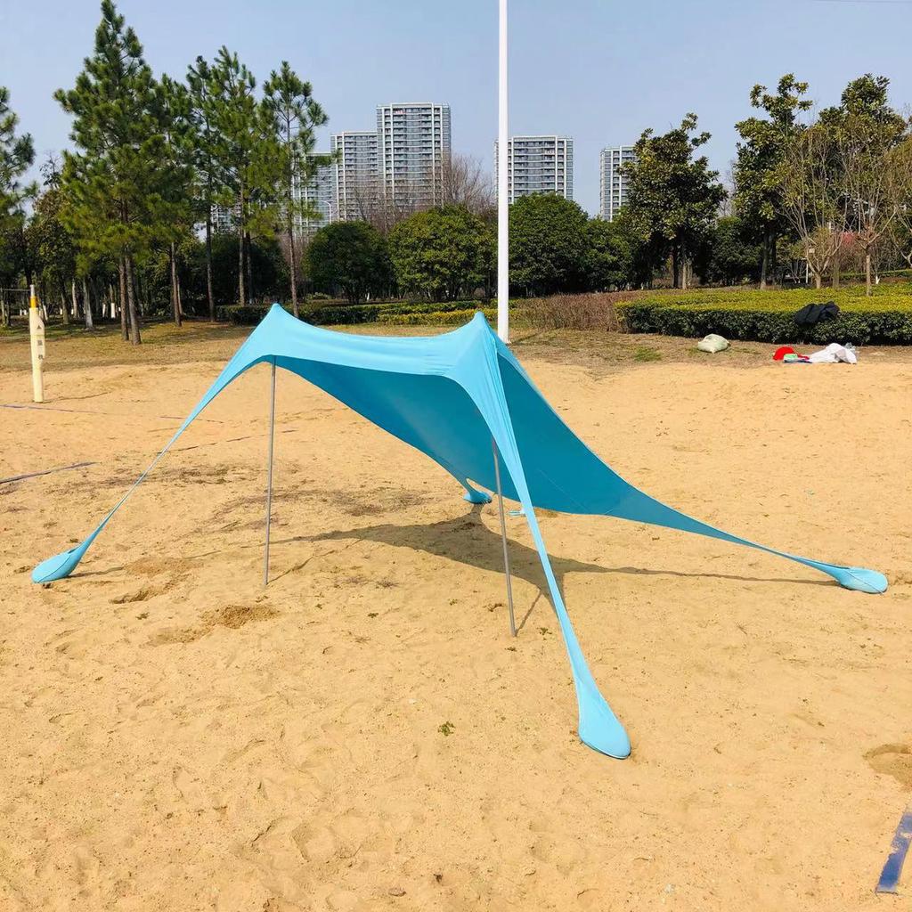 Portable Lycra Beach Sunshade Shelter for Camping and Fishing