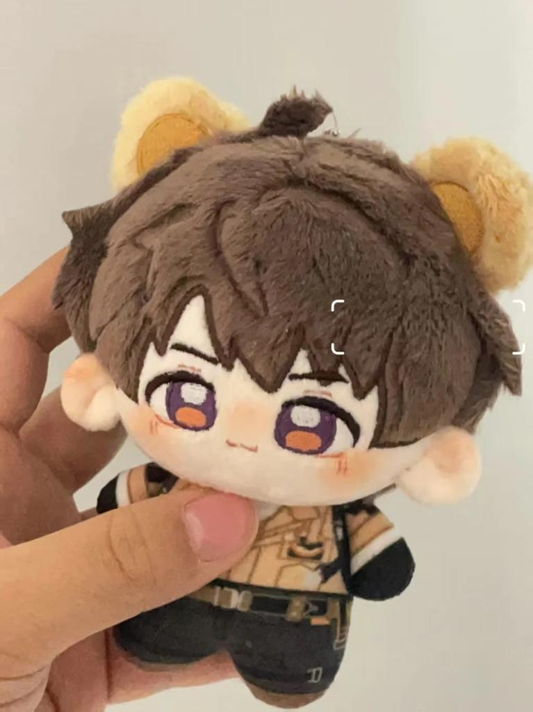Anime Love and Deepspace Caleb Cosplay Cartoon 10CM Pendant Keychain Dango Gift Plush Toy