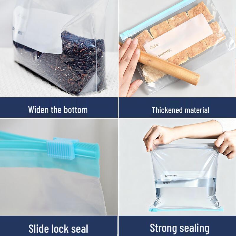 Zhishi Zipper Seal Food Storage Bags