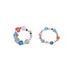 Gebrochenes Silber~ Opal Elastischer Seilring Damen Nische Premium Gefühl Vielseitig Einfach Liebesring Trend