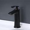 VEMUSE Black Alloy Copper Hot & Cold Basin Faucet