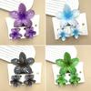 Bunte Gradienten Haarklammer Set Süße Blume Haarklammer Damen Stilvolle Haarspange für Damen und Mädchen Strand Accessoires