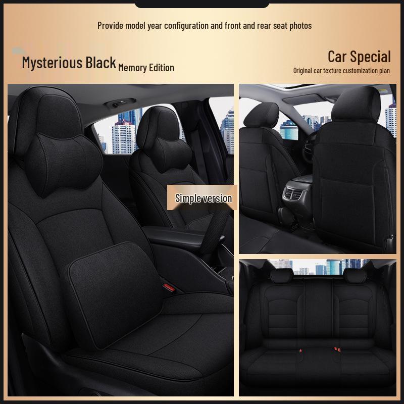Toyota Corolla All-Season Linen Seat Covers, 5-Seat Full-Surround Design
