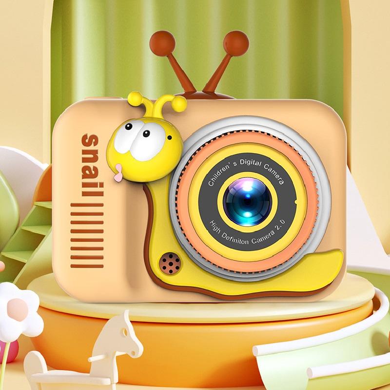 Kinderkamera, Digitalkamera, 20-MP-Kamera, Kinder-Selfie, 4-facher Digitalzoom, 2,0-Zoll-Bildschirm, Doppelobjektiv