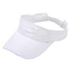 Unisex Wash Denim Embroidered Logo Visor Hat - Breathable Sun Protection for Sports
