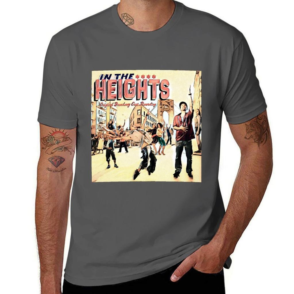 In The Comic Heights Tshirt Large Size Loose Casual Tee
