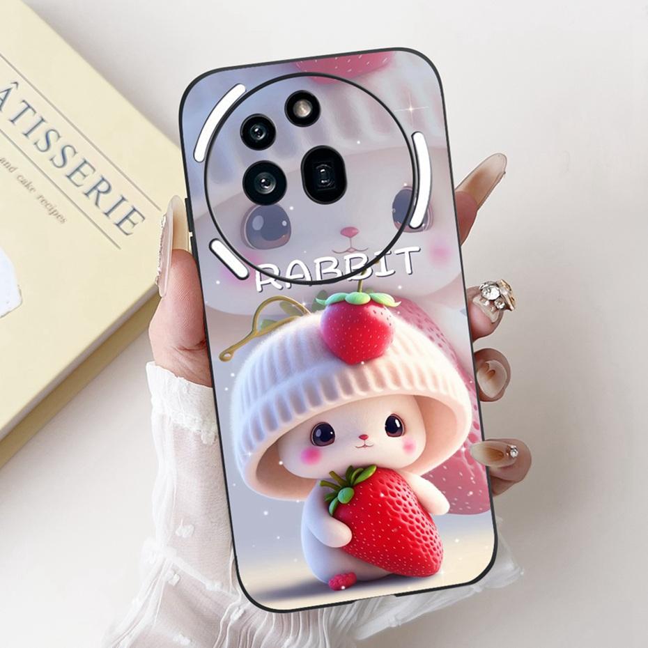 Fashion Painting Phone Case For Nothing Phone (3a) Pro Black Silicone Soft Cover For Nothing Phone3a 3a Pro Cases Bumpers