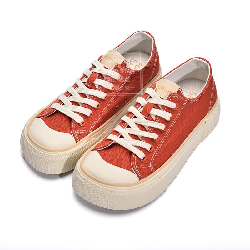 New hot-selling new platform mango head canvas shoes 1306