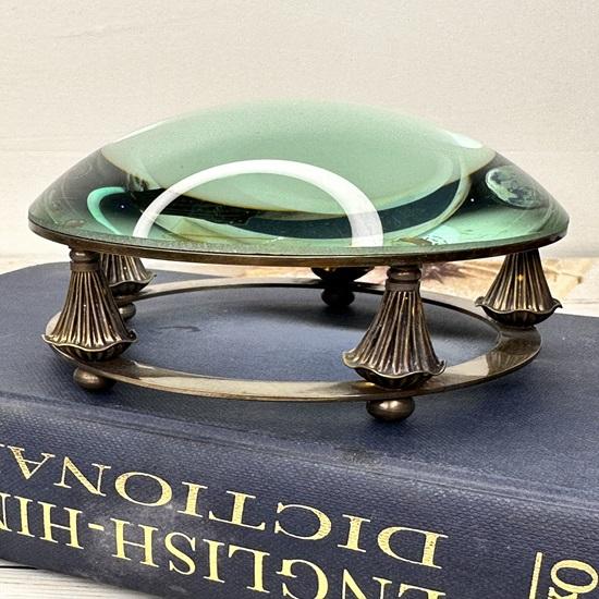 Magnifying Glass Nautical Map Reader Magnifier Home, Office Table Decorative Marine Brass