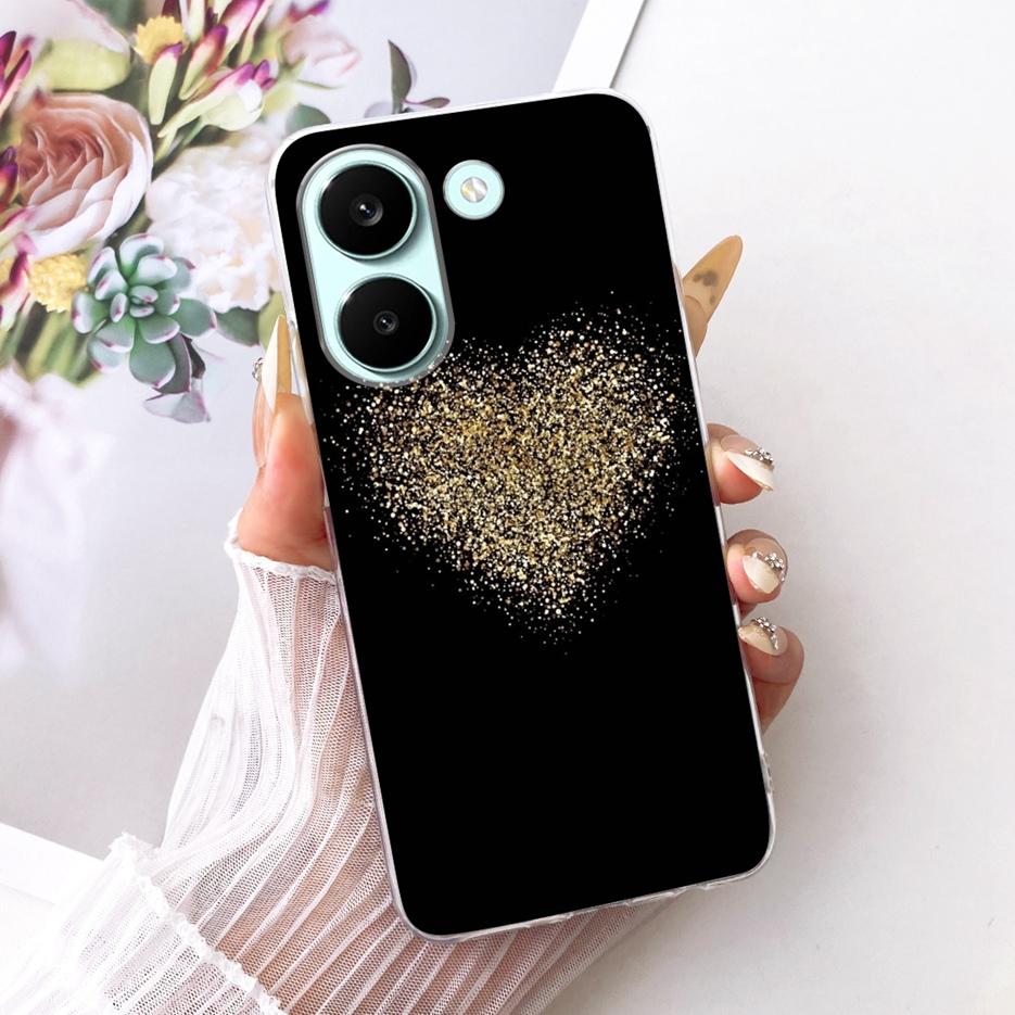 For Xiaomi Poco X8 Pro 5G Case Cute Love Heart Painted Cover Soft Slim Phone Case For Xiaomi Poco X8 Pro Max PocoX8 Pro 5G Shell