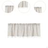 Curtain Valance for Kitchen , Short Design with Blackout Option and Rod Pocket
