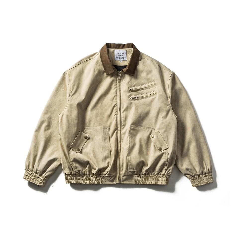 BUILTTOLAST Men's Retro Detroit Lapel Workwear Jacket JK12