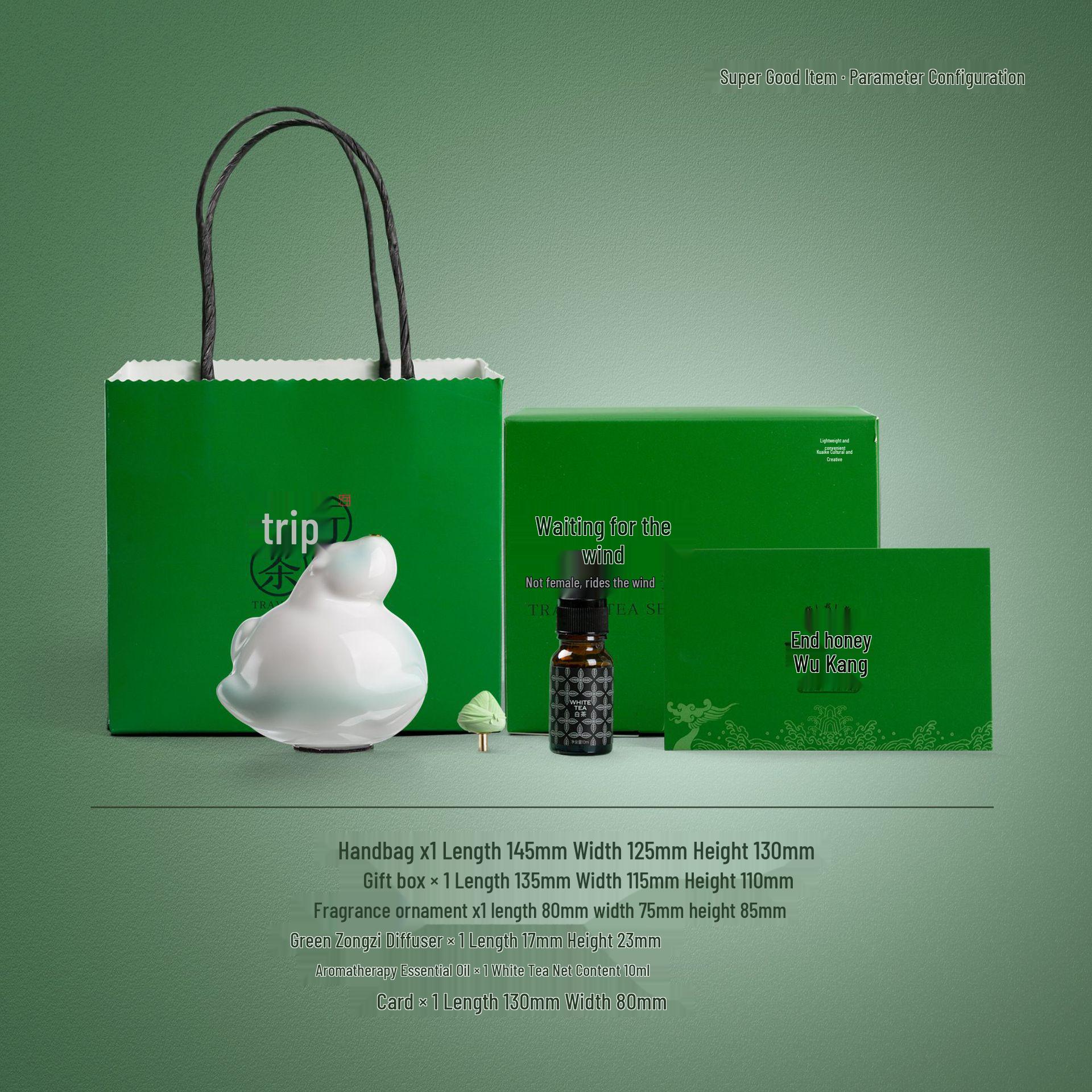 

2026 Dragon Boat Festival Ceramic Aroma Diffuser: Creative Souvenir Gift for Clients and Employees