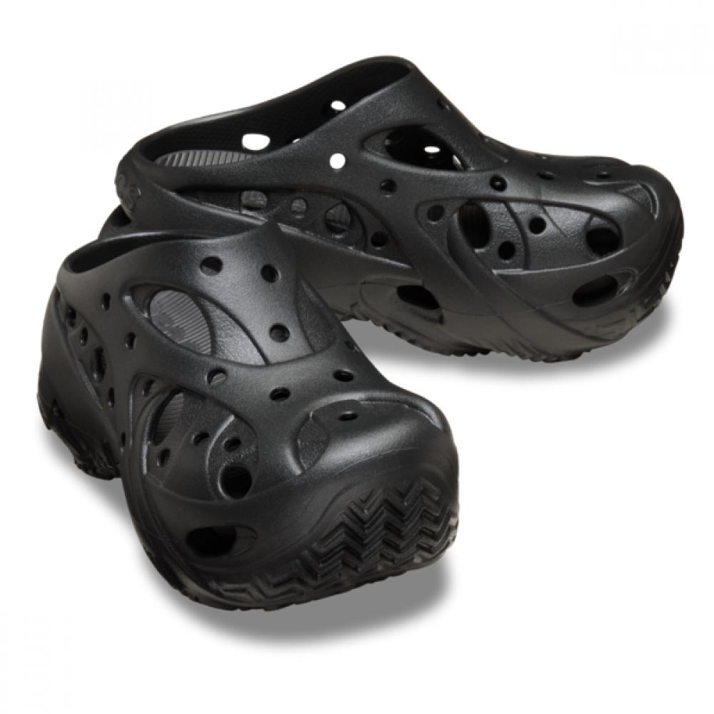 CrocS Women S Caged Clog Slipper 6cm Black 211141 001 W9(260)