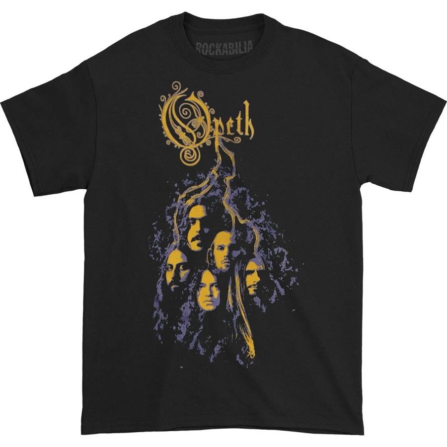 HIFI Opeth Men s Faces T-Shirt L S чёрный